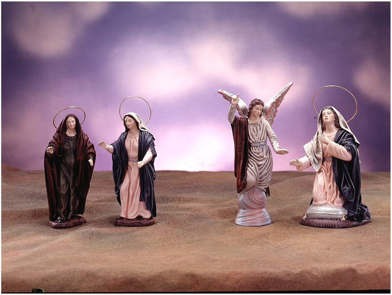 Visitación a Santa Isabel y anunciacion a la virgen (lienzada)